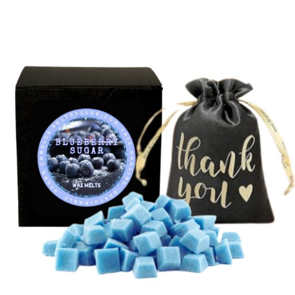 Blueberry Sugar Travel Candle -or- Wax Melts - Picture 1 of 4